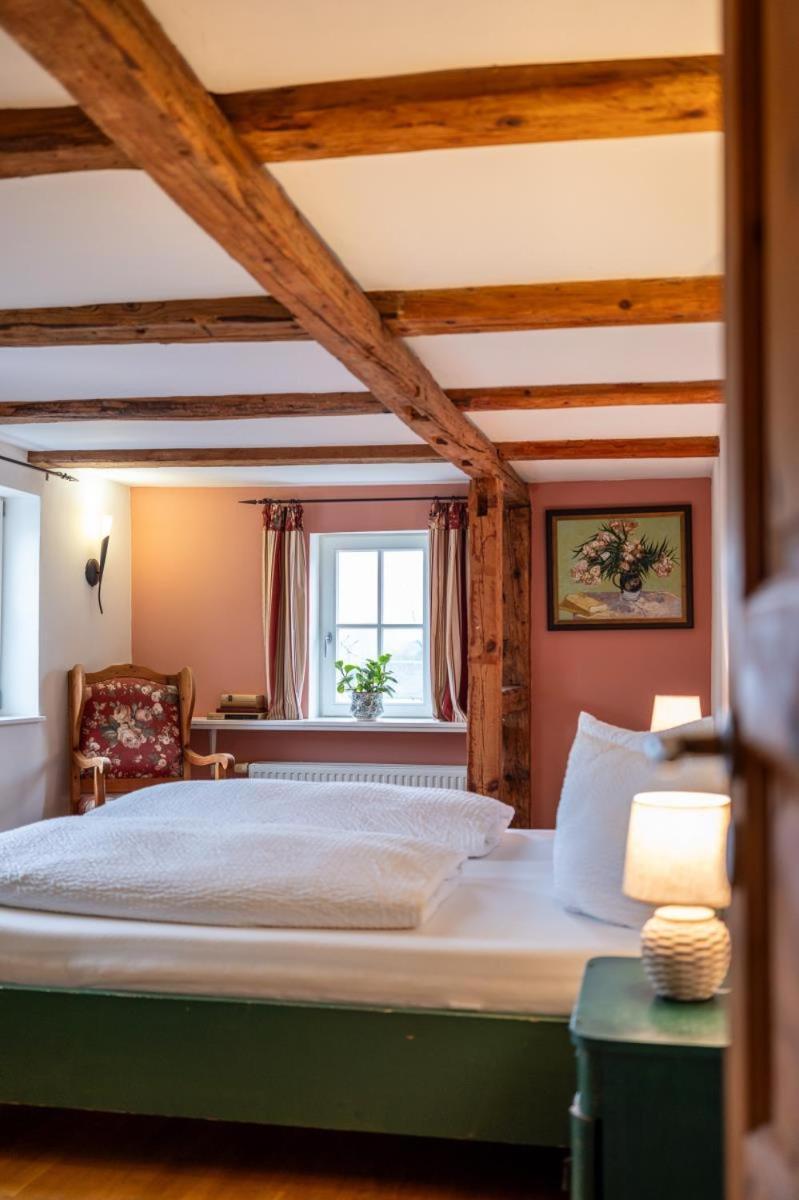 Apartmenthaus Brunnenhof Papstdorf Екстериор снимка