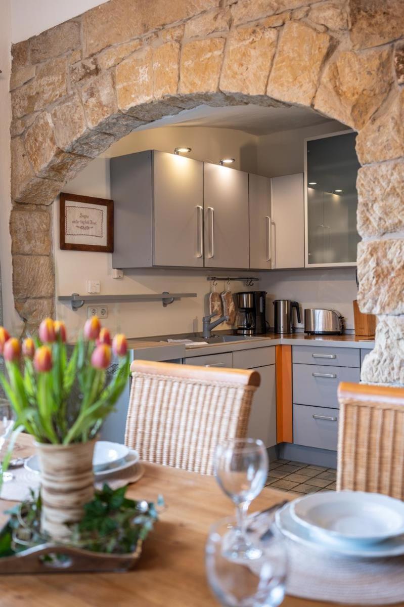 Apartmenthaus Brunnenhof Papstdorf Екстериор снимка